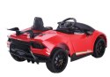 AUTO NA AKUMULATOR SKÓRA PILOT EVA LAMBORGHINI HURACAN CZERWONE