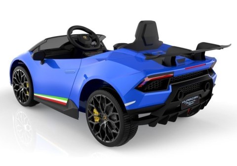 AUTO NA AKUMULATOR SKÓRA PILOT EVA LAMBORGHINI HURACAN NIEBIESKIE