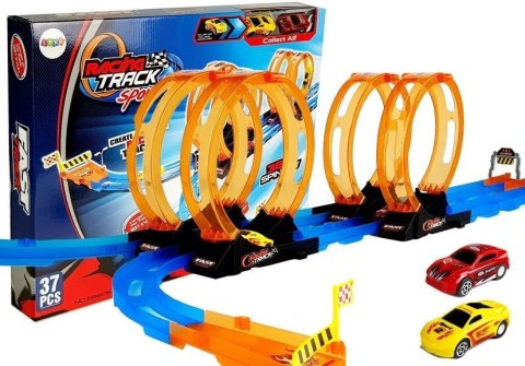 TOR WYŚCIGOWY RACING Z 4 PĘTLAMI DWA AUTKA 181 CM