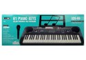 KEYBOARD ORGANY 328-06 MIKROFON ZASILACZ CZARNY