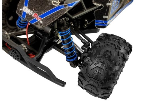 AUTO TERENOWE BUGGY ZDALNIE STEROWANE 1:18 NIEBIESKIE ENOZE 9303E 45 KM/H