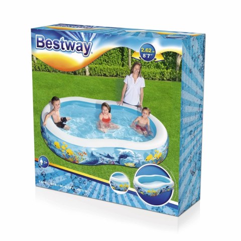 BASEN DMUCHANY OCEAN 262 X 157 X 46 CM BESTWAY 54118