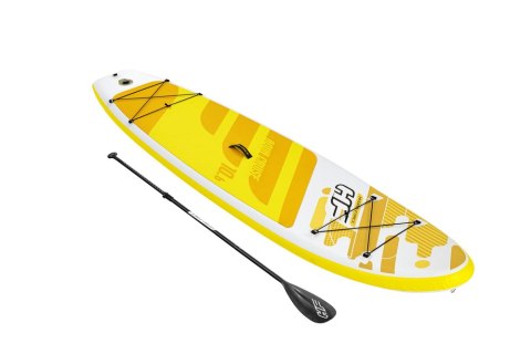 DMUCHANA DESKA + WIOSŁO 320x76x12 CM DESKA SUP HYDRO-FORCE ŻÓŁTA BESTWAY 65348