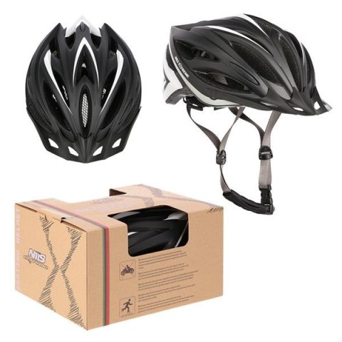MTW202 CZARNO-BIAŁY ROZM. S (48-53CM) KASK NILS EXTEREME