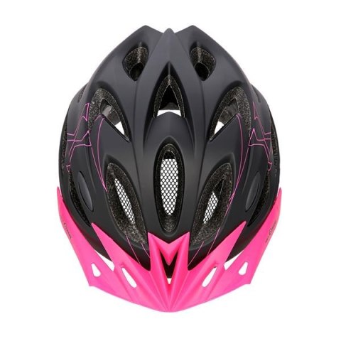 MTW291 CZARNO-RÓŻOWY ROZM. M (51-60CM) KASK NILS EXTEREME