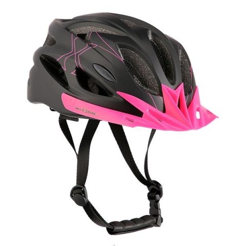 MTW291 CZARNO-RÓŻOWY ROZM. S (50-59CM) KASK NILS EXTEREME