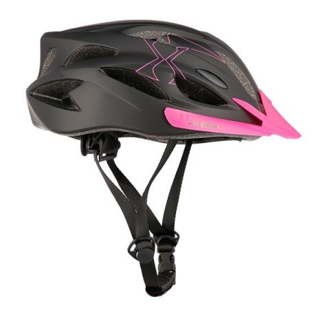 MTW291 CZARNO-RÓŻOWY ROZM. S (50-59CM) KASK NILS EXTEREME