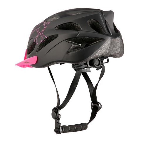 MTW291 CZARNO-RÓŻOWY ROZM. S (50-59CM) KASK NILS EXTEREME