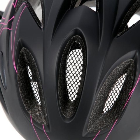 MTW291 CZARNO-RÓŻOWY ROZM. S (50-59CM) KASK NILS EXTEREME