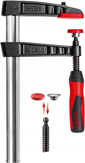UN ŚCISK ŚRUBOWY STOLARSKI ŻELIWNY TG 120/60MM