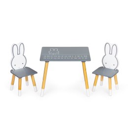 STÓŁ STOLIK +2 KRZESŁA MEBLE DLA DZIECI ZESTAW ECOTOYS