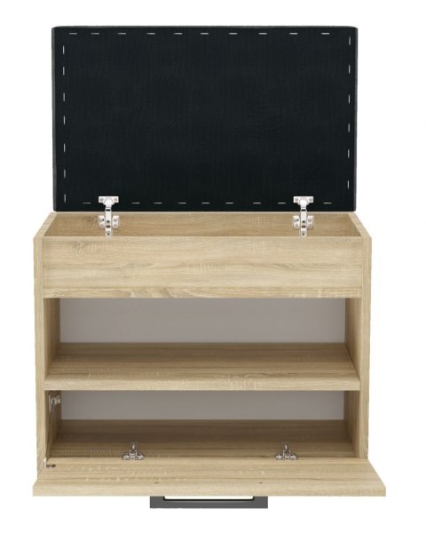 Szafka Na Buty Z Siedziskiem Sonoma 60x35x49cm Do Przedpokoju Milos Mini