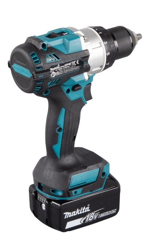 WKRĘTARKA AKUMULATOROWA MAKITA DDF486RTJ 18V BLDC 2*5.0AH DDF486RT 130 NmJ