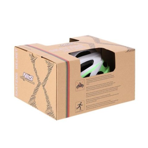 MTW210 SZARO-ZIELONY ROZM. M (53-60CM) KASK NILS EXTREME