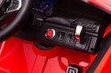 AUTO NA AKUMULATOR MP3 SKÓRA PILOT EVA BMW M5 Z PLATFORMĄ CZERWONE LAKIEROWANE