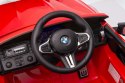 AUTO NA AKUMULATOR MP3 SKÓRA PILOT EVA BMW M5 Z PLATFORMĄ CZERWONE LAKIEROWANE
