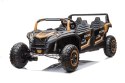 AUTO NA AKUMULATOR MP3 SKÓRA EVA BUGGY 4X150W 24V DO 120KG ZŁOTY