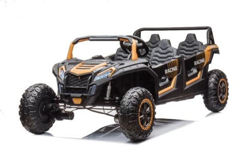 AUTO NA AKUMULATOR MP3 SKÓRA EVA BUGGY 4X150W 24V DO 120KG ZŁOTY