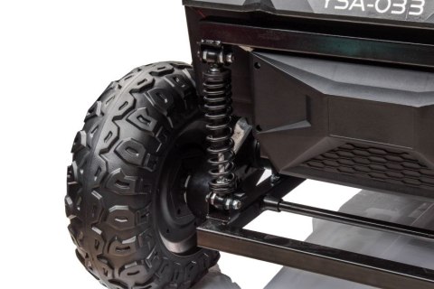 AUTO NA AKUMULATOR MP3 SKÓRA EVA BUGGY 4X150W 24V DO 120KG ZŁOTY