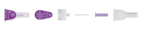 BD Micro-Fine PLUS 0,25 x 5 mm Igły do pena 100 szt.