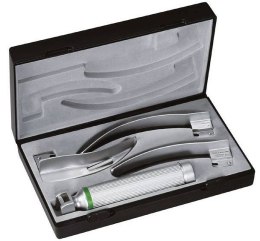 Laryngoskop RIESTER ri-modul, łyżki Macintosh 2, 3 i 4, LED 2,5 V, rękojeść bateryjna typu C Laryngoskop RIESTER ri-modul, łyżki