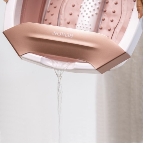 REVLON Masażer stóp składany, podgrzewany hydromasaż FOLDABLE FOOTSPA
