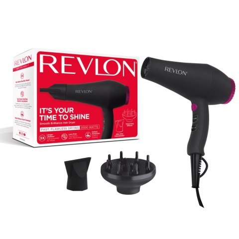 Revlon Suszarka do włosów Perfect Heat Smooth Brilliance +dyfuzor jonizacja