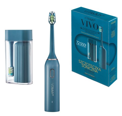 VITAMMY VIVO navy Szczoteczka soniczna z etui / granatowa