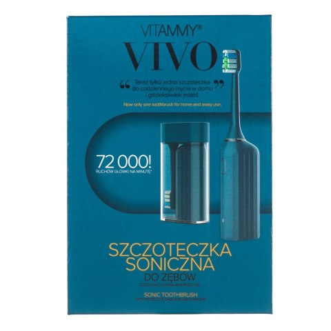 VITAMMY VIVO navy Szczoteczka soniczna z etui / granatowa