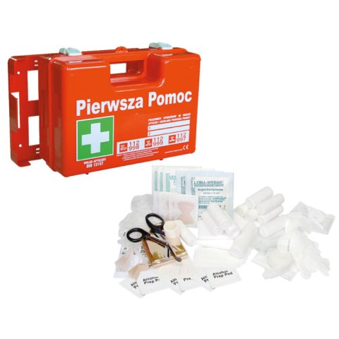 Apteczka przemysłowa VERA TOP 15 PLUS 13157 ABS NR74 Apteczka przemysłowa w walizce z wyposażeniem norma DIN 13157 PLUS