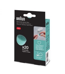 BRAUN BNF020EU Filtry jednorazowe do ręcznego aspiratora BRAUN /20 szt./