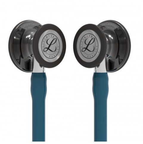 Stetoskop Littmann Cardiology IV 6234 Stetoskop kardiologiczny High Polish SmokeFinish, przew.błękit,trzon lustrz,lira czarna