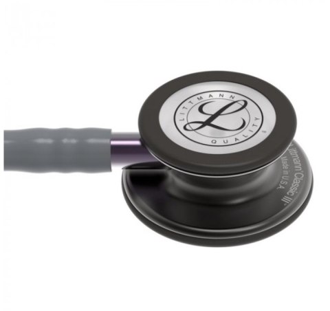 Stetoskop Littmann Classic III 5873 Stetoskop internistyczny Smoke, przewód szary, lira smoke, trzonek szaro-fioletowy