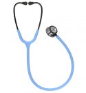Stetoskop Littmann Classic III 5959 Stetoskop internistyczny Mirror-Finish, przewód błękitny, trzonek smoke, lira smoke