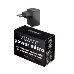 VITAMMY POWER micro NEXT Certyfikowany zasilacz VITAMMY POWER micro do ciśnieniomierzy NEXT 1, 5 oraz 9