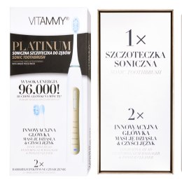 VITAMMY Platinum /MY2021 Szczoteczka soniczna z pięcioma programami pracy w nowym opakowaniu prezentowym