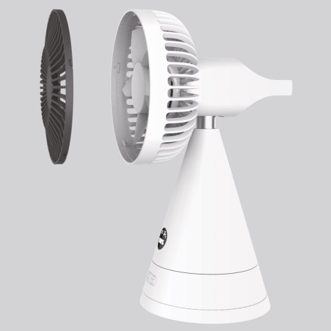 VITAMMY dream desk fan szary Mini wentylator biurkowy