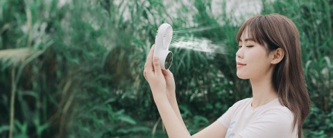 VITAMMY dream mist mirror Wentylator mini z nawilżaczem i lusterkiem