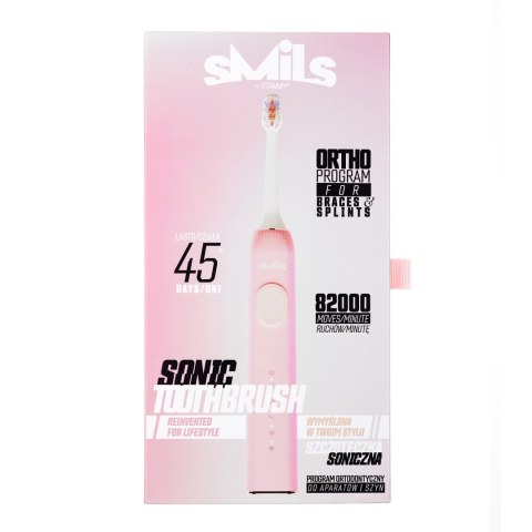 Vitammy SMILS powder pink Szczoteczka soniczna