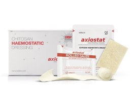 Axiostat gaza-rulon 7,6cm x 50cm Opatrunek hemostatyczny Opatrunek taktyczny