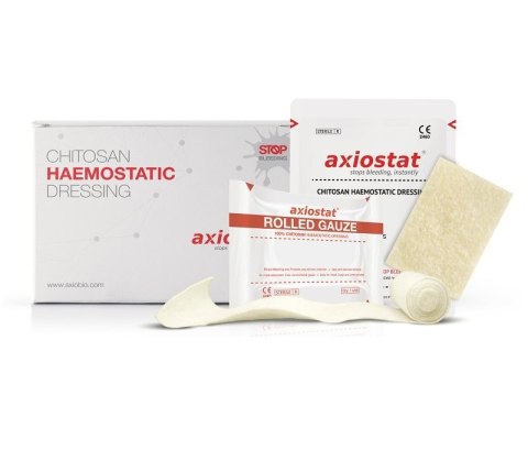 Axiostat gaza-rulon 7,6cm x 50cm Opatrunek hemostatyczny Opatrunek taktyczny