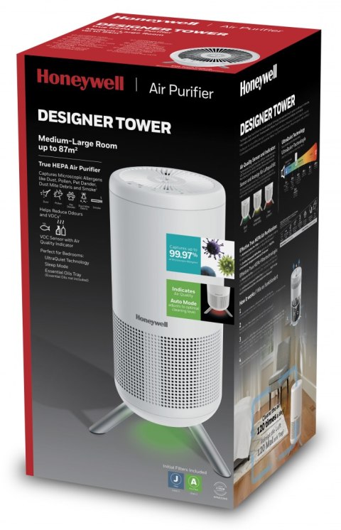 Honeywell HPA830 Elegancki okrągły oczyszczacz powietrza