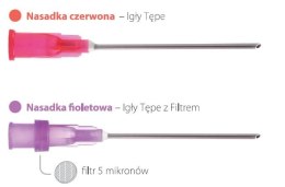 SOL-M Igła tępa z filtrem 5 mikronów 18G 2