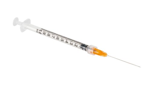 SOL-M Strzykawka z końcówką Luer Slip,z wymienną igłą (1 ml) 25G 0,5 x 16 mm 5/8 '' Sol-Millennium - op. 100 szt.