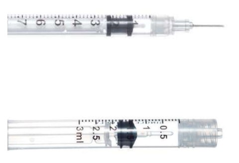 Strzykawka bezpieczna SOL-CARE 3ml z końcówką Luer Lock ,skalowana co 0,1ml /op. 100 szt Sol-Millennium op. 100 szt