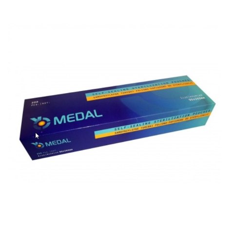 Torebki do sterylizacji MEDAL Torebki do sterylizacji 70 mm x 230 mm 200 szt