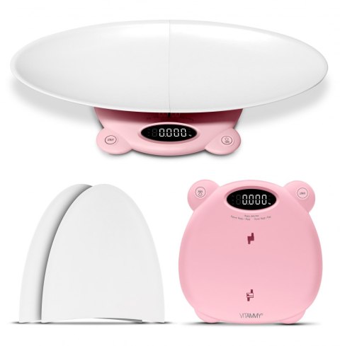 VITAMMY BABYCINNO PINK / RÓŻOWA Waga noworodkowo niemowlęco dziecięca