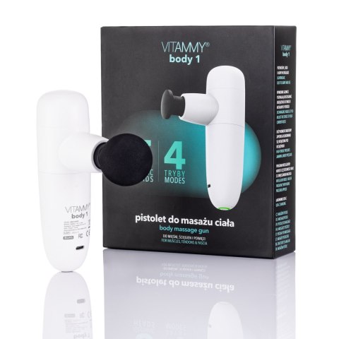VITAMMY BODY 1 masażer, lekki i bezpieczny pistolet do samodzielnego masażu