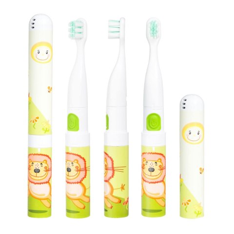 VITAMMY SMILE lew + DODO Memo lew Zestaw prezentowy szczoteczka soniczna do zębów dla dzieci i gra obrazkowa