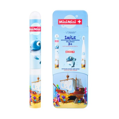 Vitammy Smile MiniMini+ Delfinek Finek Szczoteczka soniczna do zębów dla dzieci 3+
